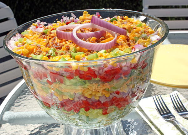 Salad Ideas For Dinner Party
 Chilled Stacked Salad