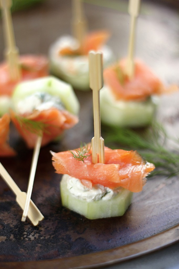Salmon Appetizers With Cream Cheese
 Smoked Salmon and Cream Cheese Cucumber Bites Baker by