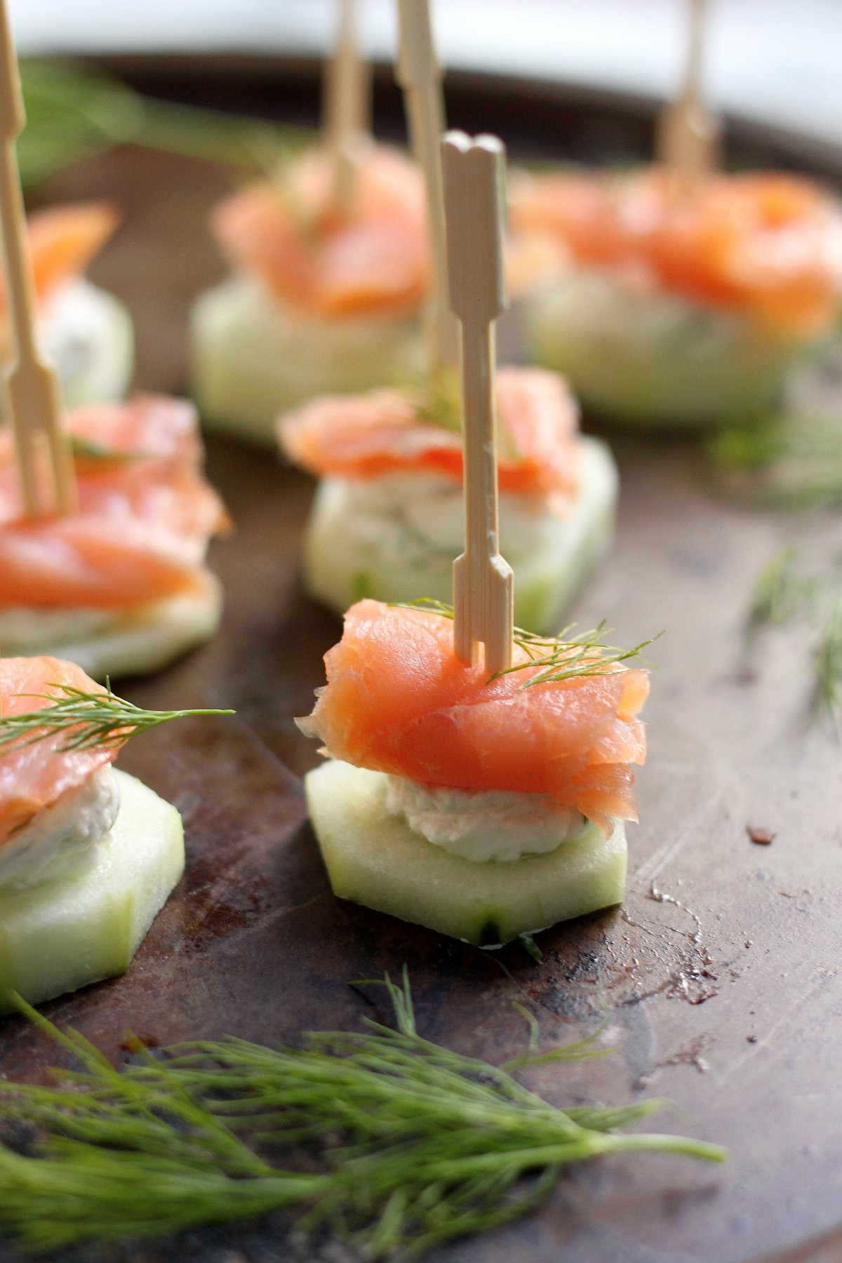 Salmon Appetizers With Cream Cheese
 Smoked Salmon and Cream Cheese Cucumber Bites Baker by