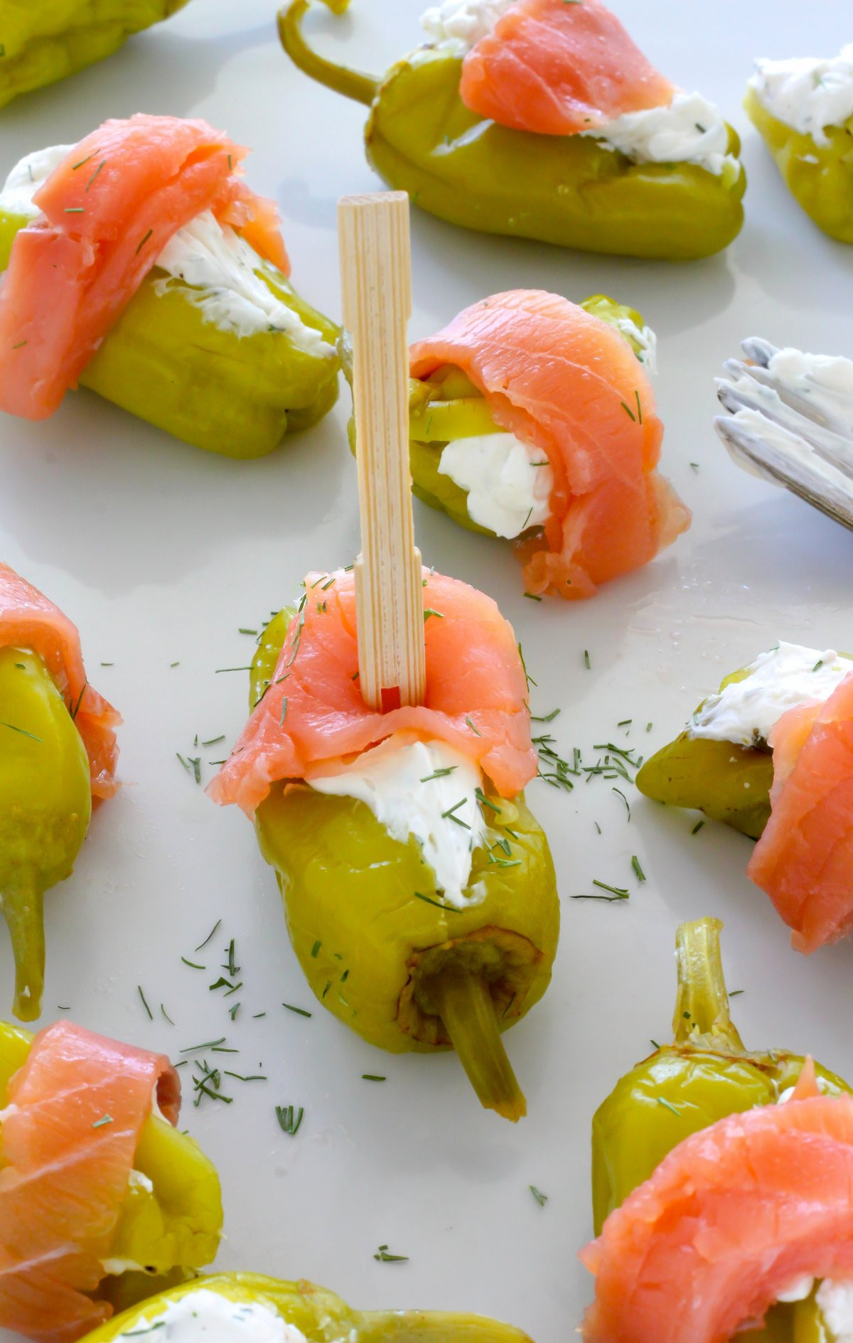 Salmon Appetizers With Cream Cheese
 Smoked Salmon and Cream Cheese Stuffed Pepperoncini