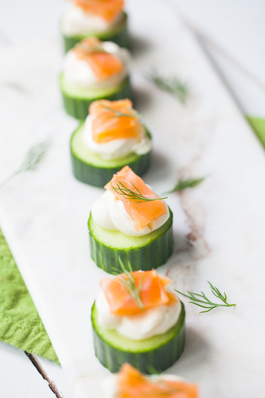 Salmon Appetizers With Cream Cheese
 Cucumber and Smoked Salmon Hors D oeuvres