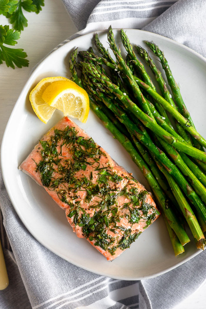 Salmon Asparagus Recipe
 e Pan Air Fryer Salmon & Asparagus Eat the Gains