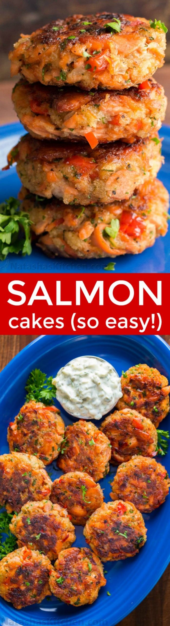 Salmon Cake Recipes
 Salmon Patties Recipe VIDEO NatashasKitchen
