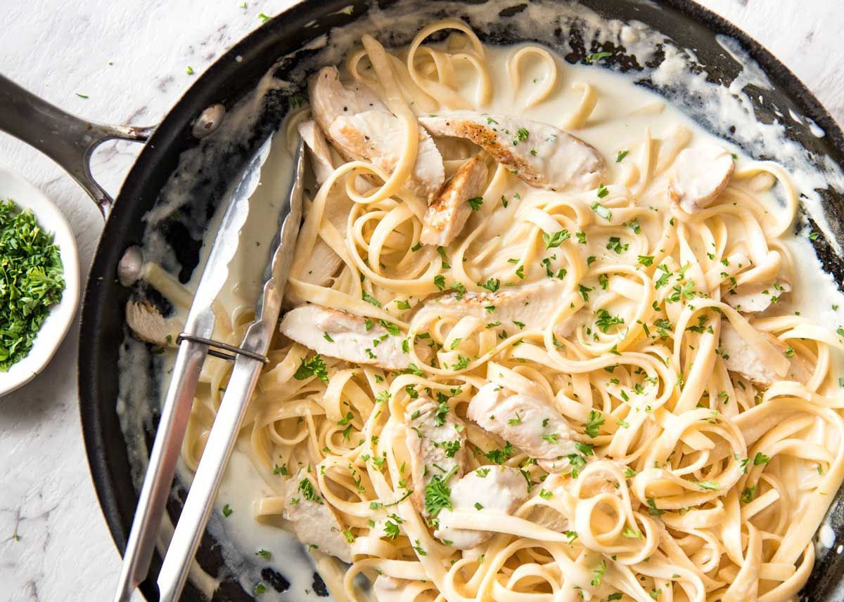 Salsa Alfredo Recipe
 e Pot Chicken Alfredo Pasta Recipe