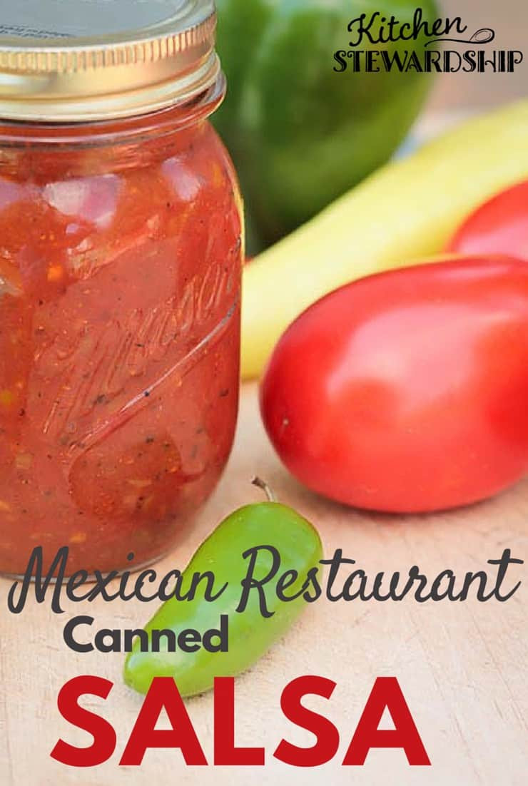 Salsa Canning Recipe
 Easy Restaurant Style Canned Salsa Recipe