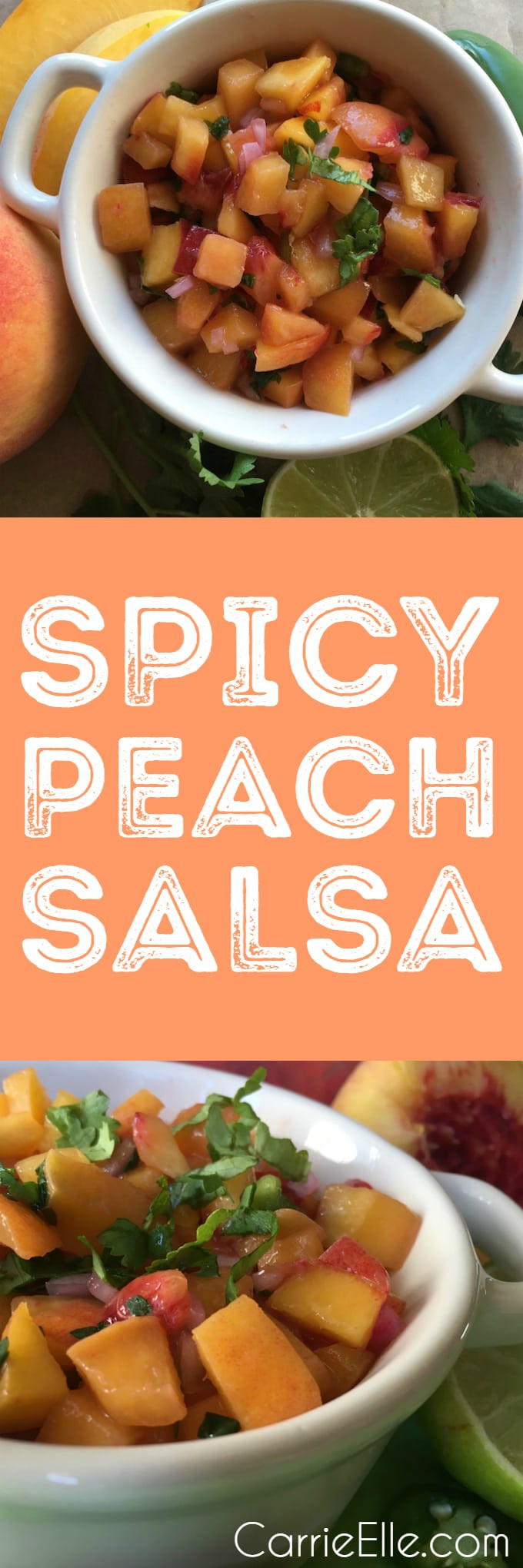 Salsa Recipe Spicy
 Spicy Peach Salsa 21 Day Fix and Weight Watchers approved