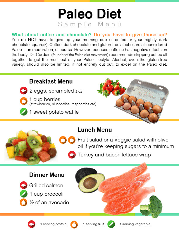 Sample Paleo Diet
 Paleo Diet Plan Pros & Cons Full Menu with Meal Plans