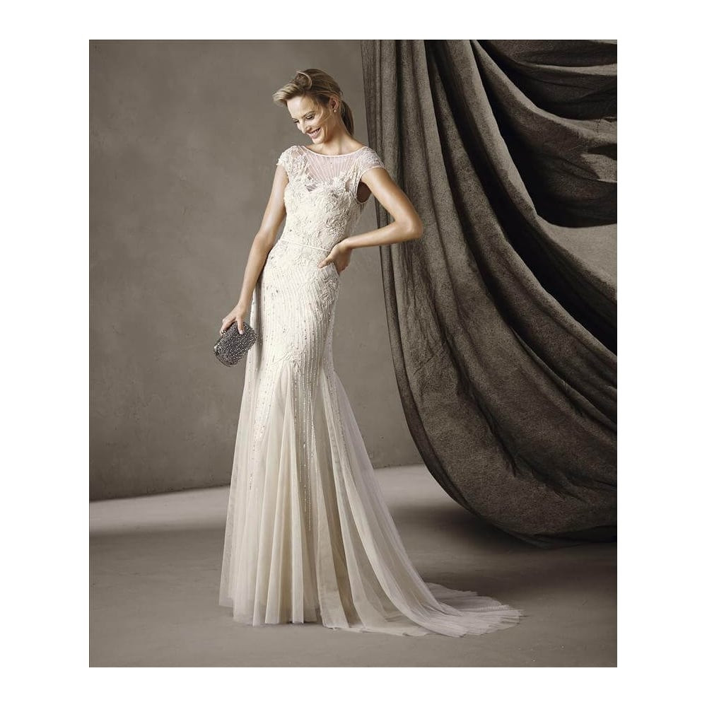 Sample Wedding Gowns
 Pronovias Celine Wedding Dress Sample Sale Gown UK 16