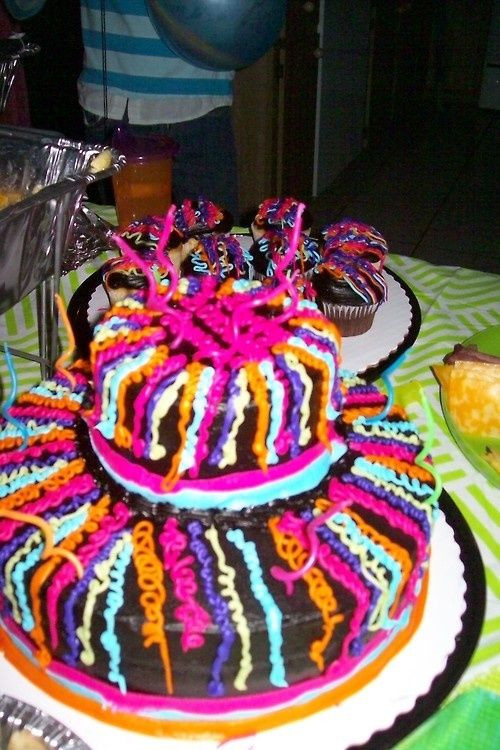 Sams Club Birthday Cake Designs
 Birthday Cake From Sams Club Its Black And Neon Party
