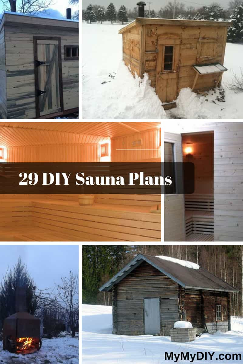 Sauna DIY Plans
 29 Crazy DIY Sauna Plans [Ranked] MyMyDIY