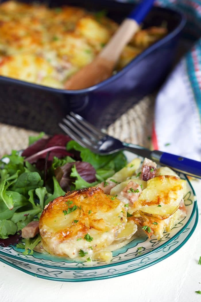 Scalloped Potatoes And Ham For Two
 Easy Scalloped Potatoes and Ham Recipe The Suburban Soapbox