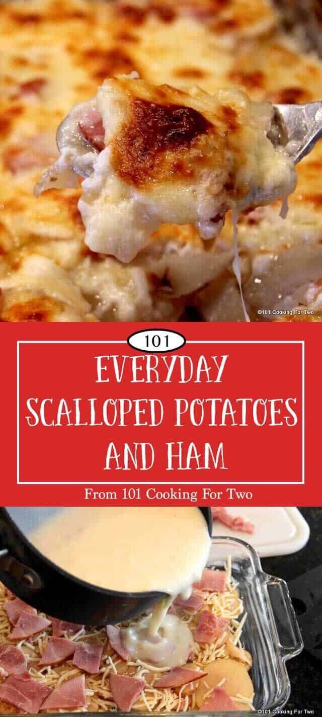 Scalloped Potatoes And Ham For Two
 Everyday Scalloped Potatoes and Ham