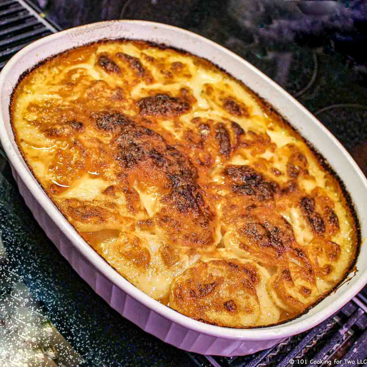 Scalloped Potatoes For Two
 Old Fashion Scalloped Potatoes