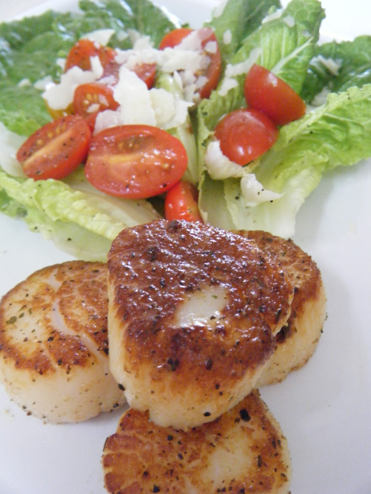 Scallops Side Dishes
 A Side Dish of Sanity Diver Scallops with Parmesan and