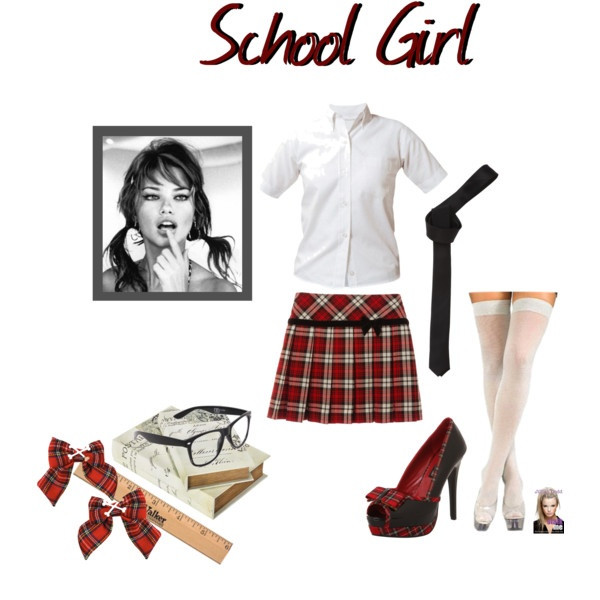 School Girl Costume DIY
 DIY School Girl Halloween Costume