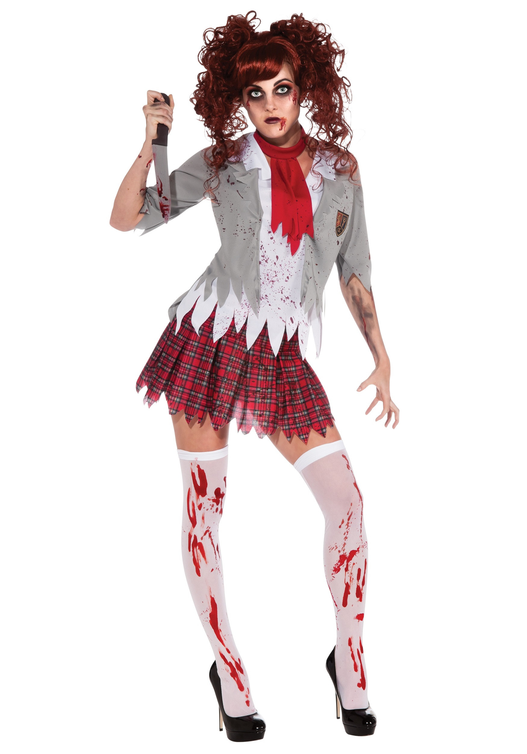 School Girl Costume DIY
 Zombie School Girl Costume