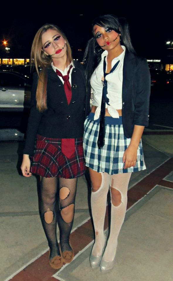 School Girl Costume DIY
 ♥BbY♥ beauty by you DIY Scary School Girl