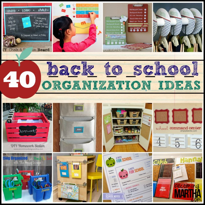 School Organization DIY
 40 Back to School Organization Ideas The Simply Crafted Life