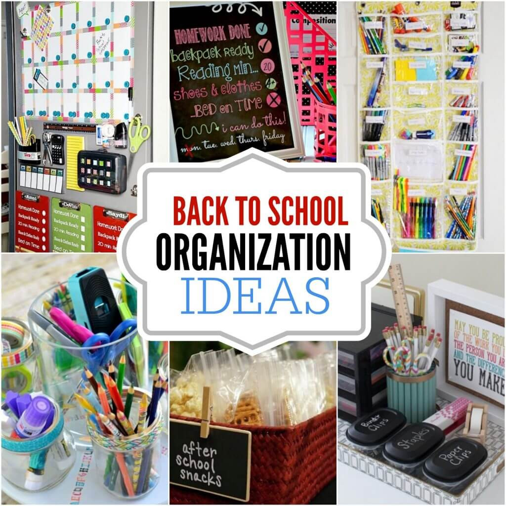 School Organization DIY
 DIY back to school organization ideas 15 DIY back to