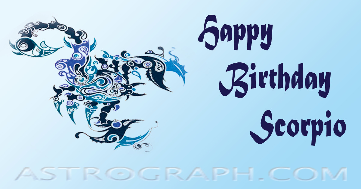 Scorpio Birthday Quotes
 Scorpio Birthday Quotes QuotesGram