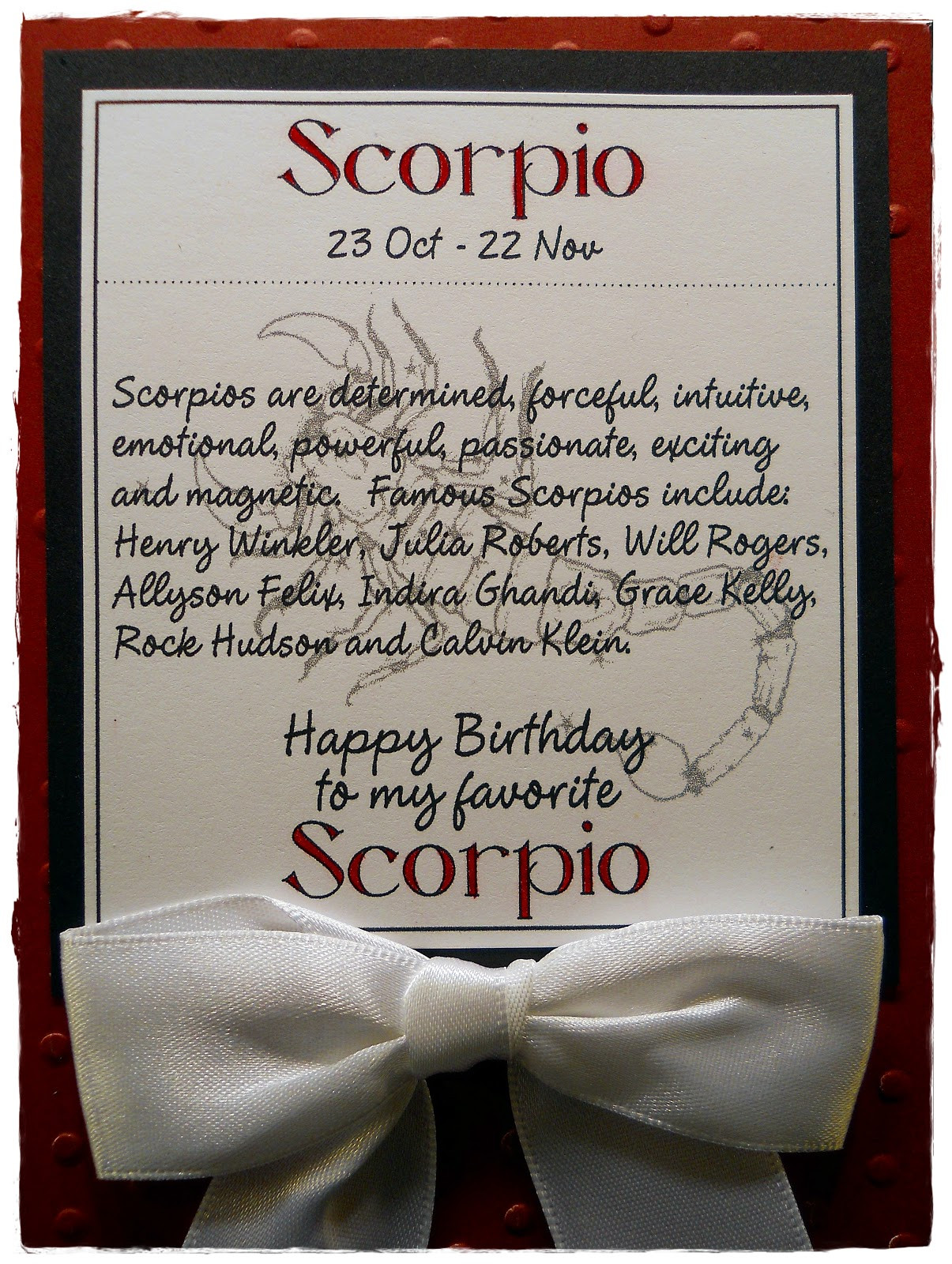 Scorpio Birthday Quotes
 Scorpio Birthday Quotes QuotesGram