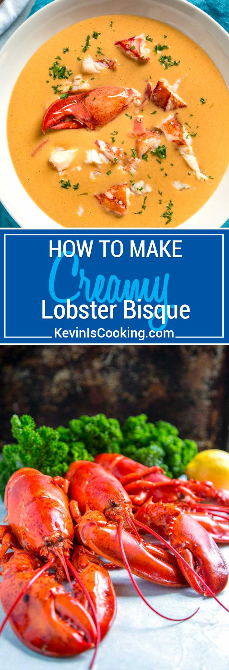 Seafood Bisque Soup Recipes
 Creamy Lobster Bisque Recipe Kevin Is Cooking