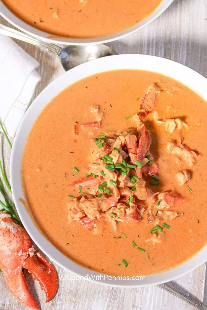Seafood Bisque Soup Recipes
 Easy Lobster Bisque Spend With Pennies