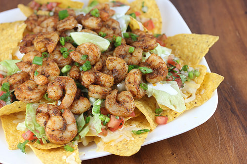 Seafood Nachos Recipes
 Blackened Shrimp Nachos Recipe BlogChef