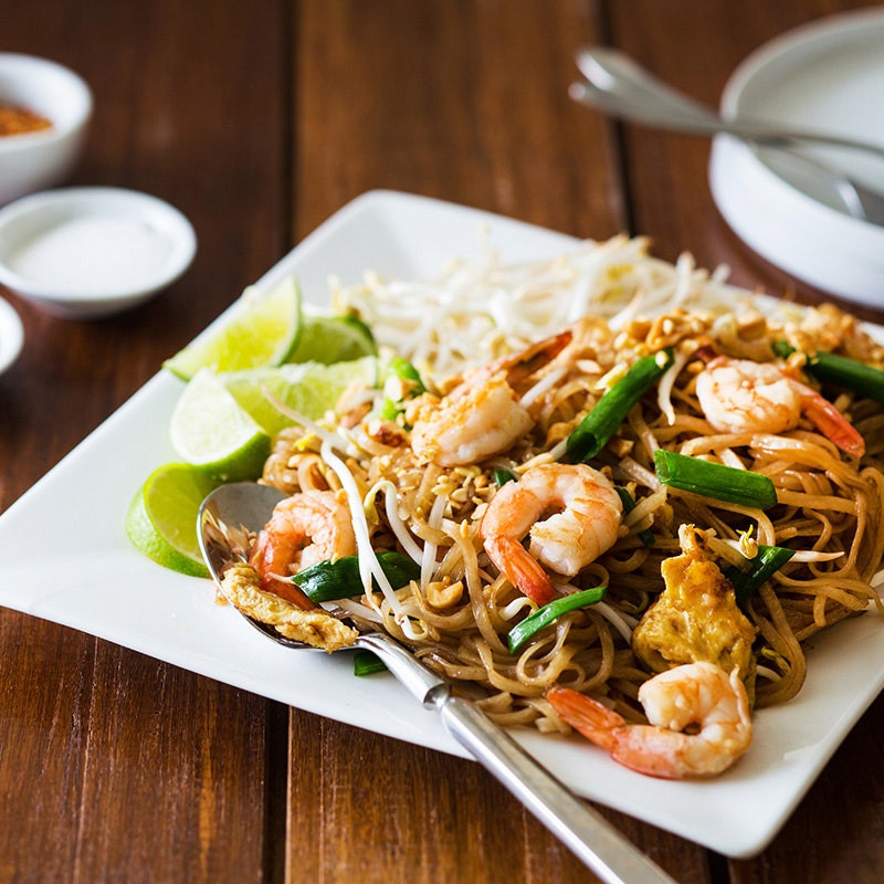 Seafood Pad Thai
 Shrimp Pad Thai for Two recipe