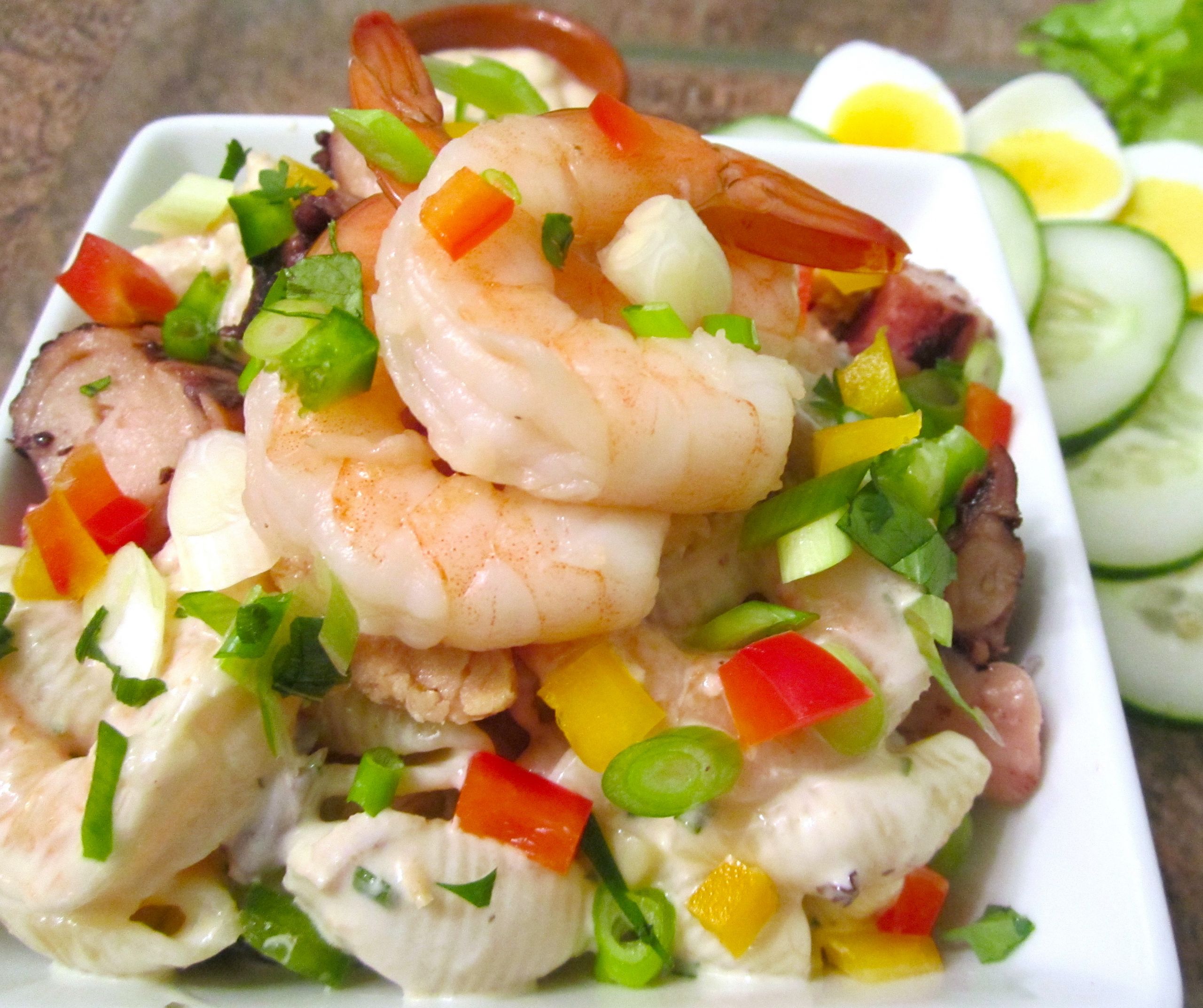 Seafood Pasta Salad
 Seafood & Pasta Salad