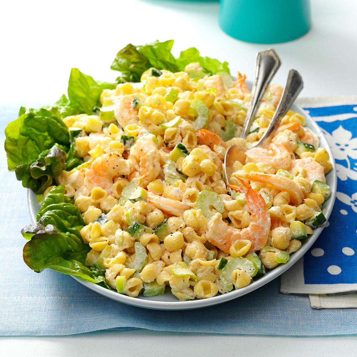Seafood Pasta Salad
 Chilled Shrimp Pasta Salad Recipe