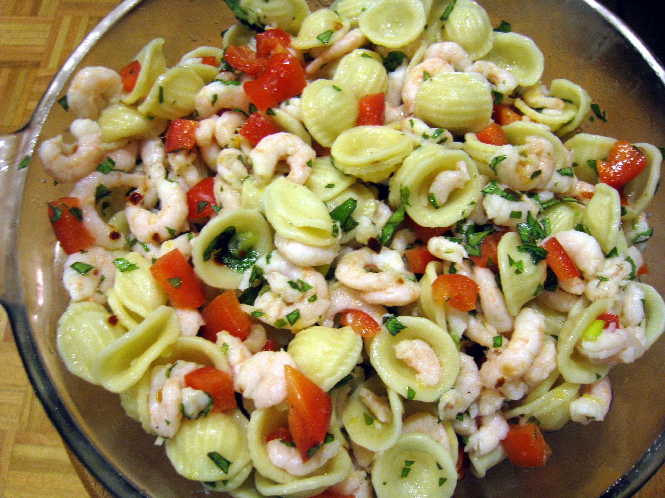 Seafood Salad Pasta
 Shrimp Pasta Salad