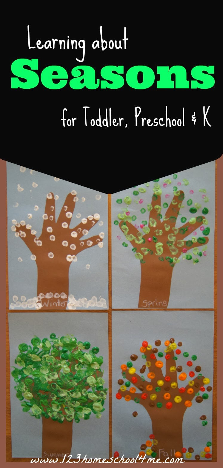 Season Crafts For Preschoolers
 FREE Printable Seasons Activities