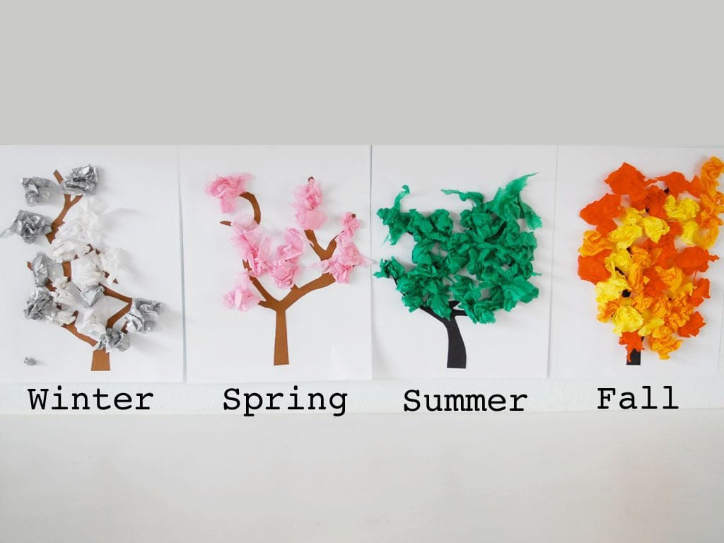 Season Crafts For Preschoolers
 Four Seasons Tree