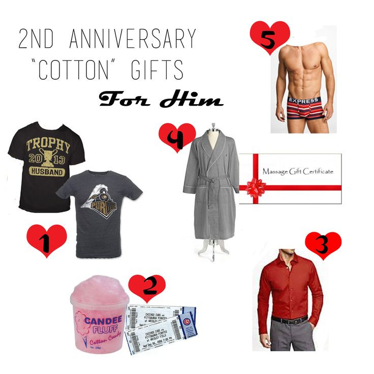 Second Anniversary Cotton Gift Ideas
 8 best second wedding anniversary t ideas images on