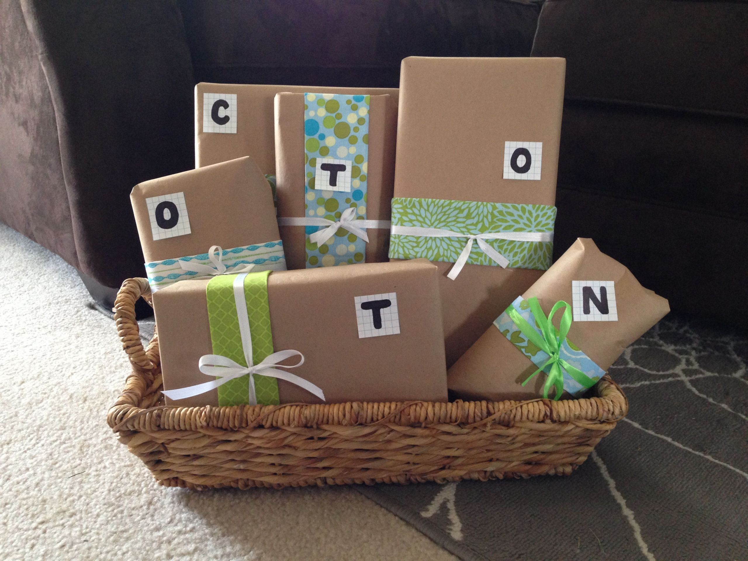 Second Anniversary Cotton Gift Ideas
 2nd Anniversary t for "COTTON" C=corn hole bags O=d ut