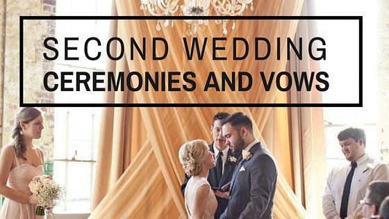 Second Marriage Wedding Vows
 I Do Take Two Second Marriage Ceremony