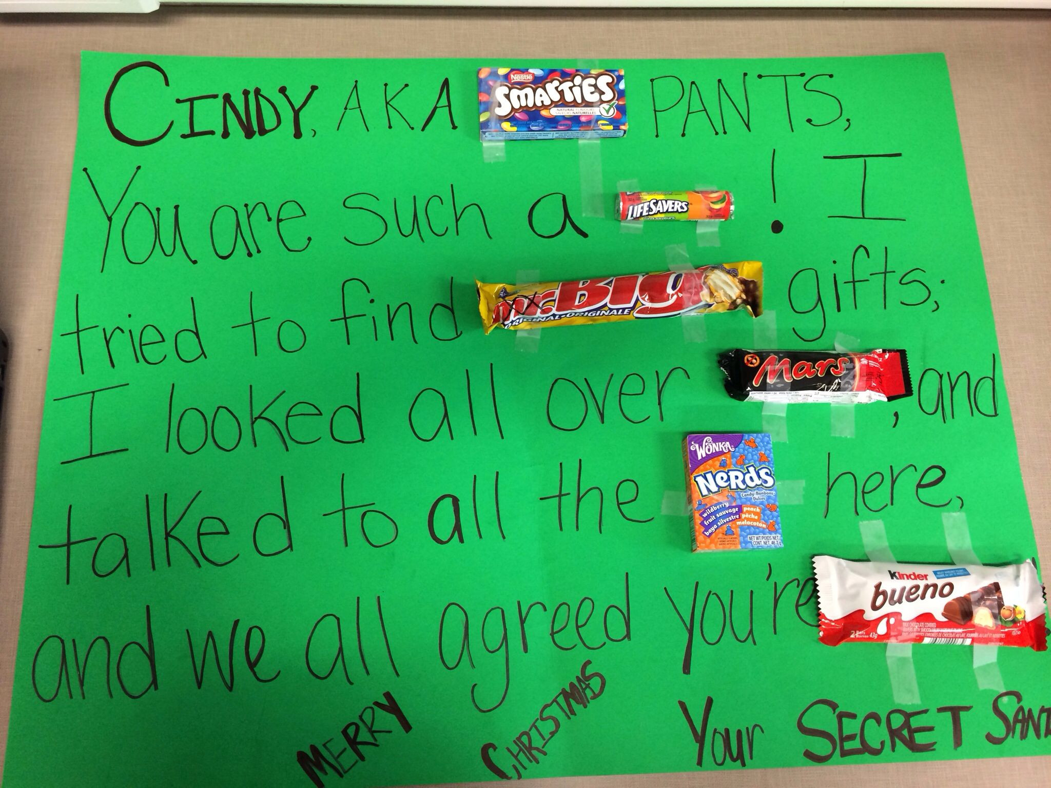 Secret Santa Gift Ideas For Boys
 e of my Secret Santa ts for a coworker