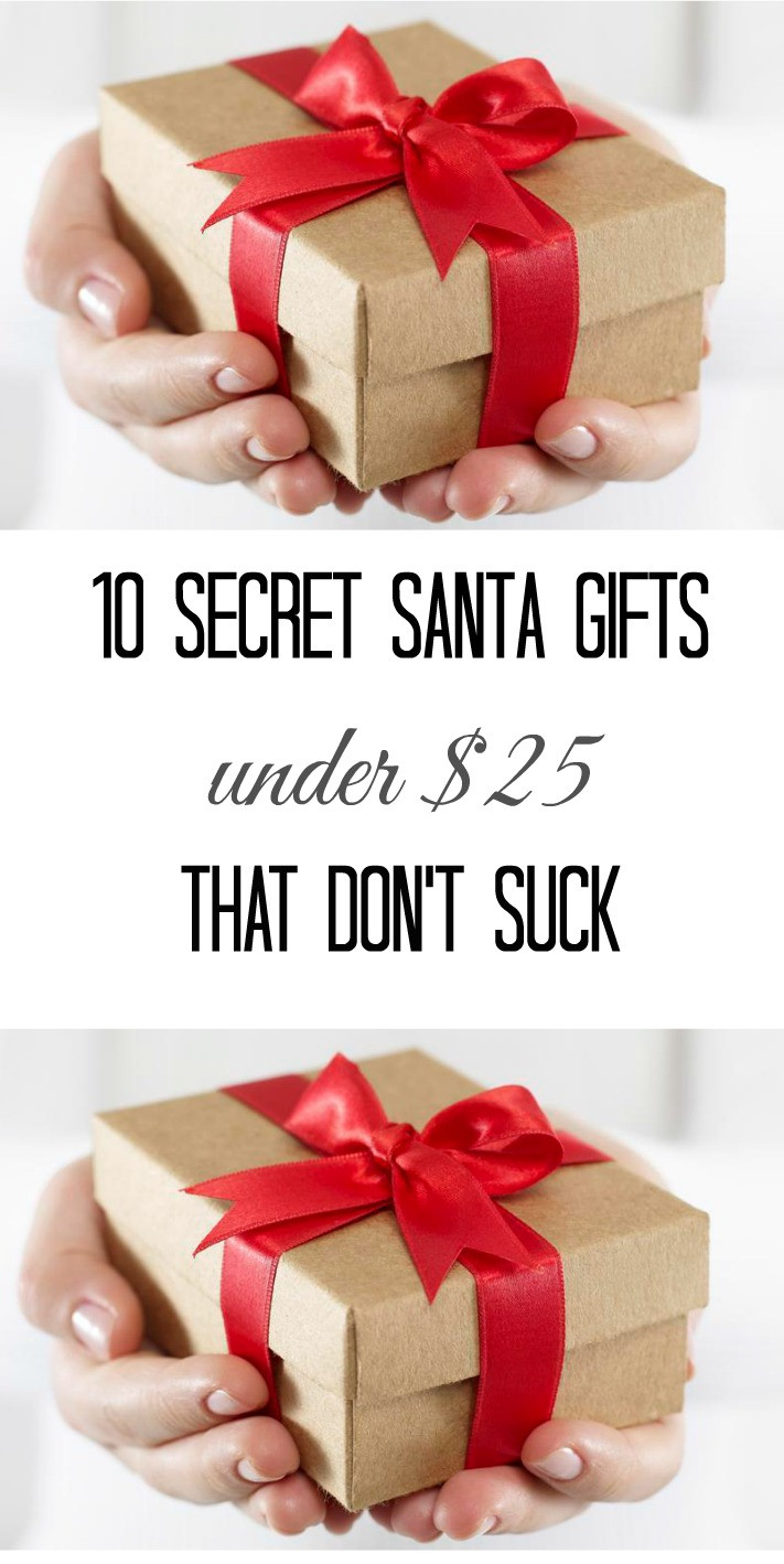 Secret Santa Gift Ideas For Girls
 10 Secret Santa Gift Ideas Under $25 That Don t Suck