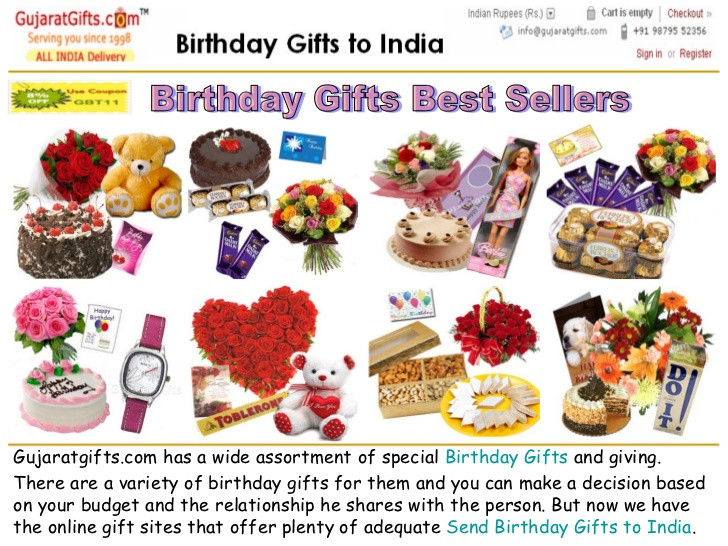 Send Birthday Gifts Online
 Birthday Gifts to India line Birthday Gift Hampers