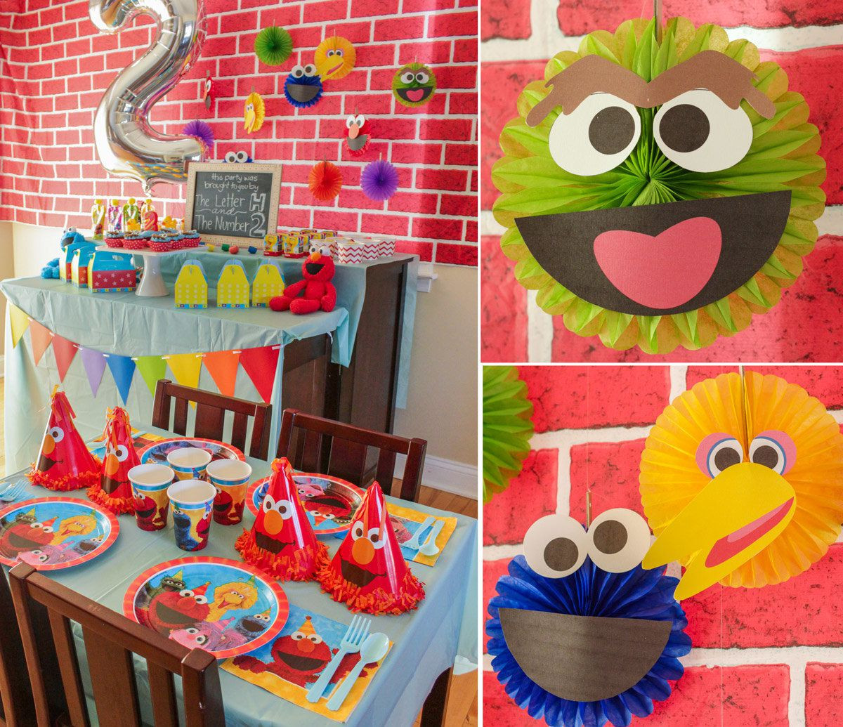 Sesame Street Birthday Decorations
 Sesame Street Party Ideas