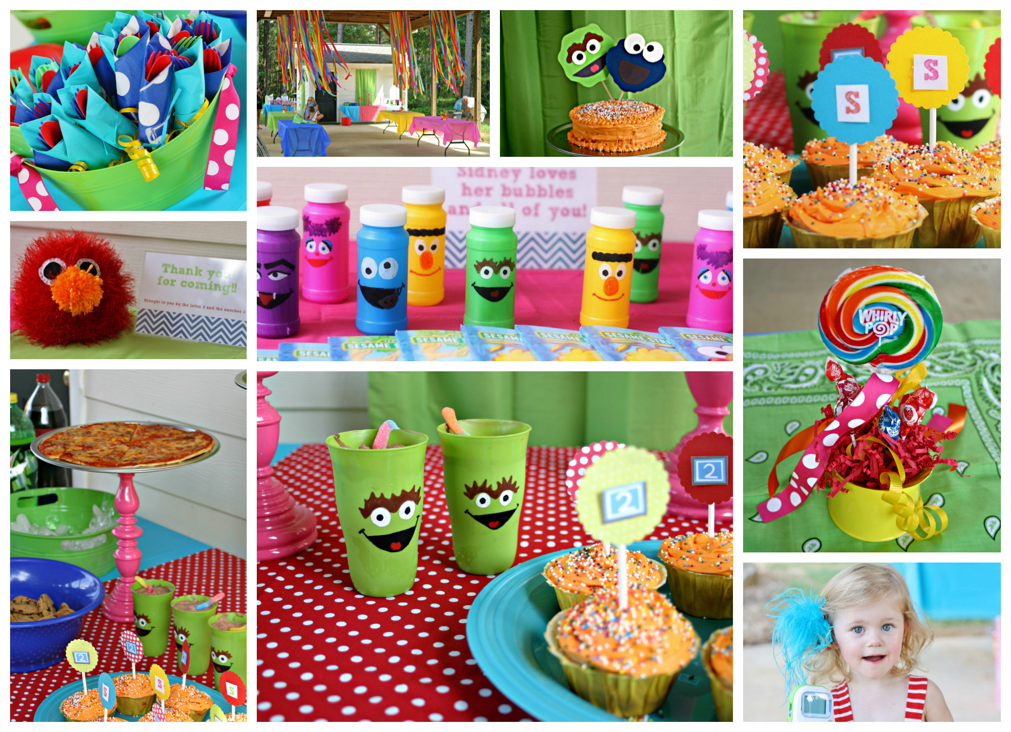 Sesame Street Birthday Decorations
 Sesame Street Birthday Party Project Nursery