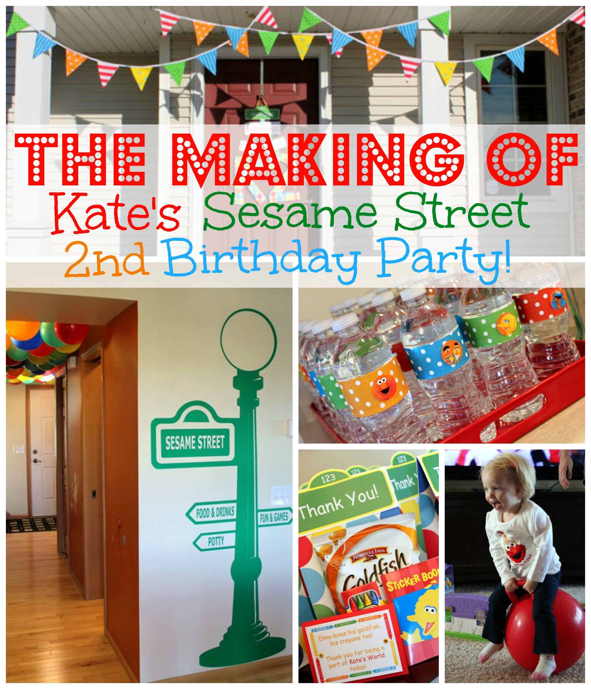 Sesame Street Birthday Party Decorations
 The Making of Kate s Sesame Street Birthday Party
