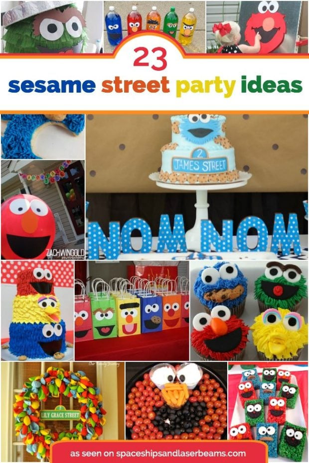 Sesame Street Birthday Party Decorations
 23 Sensational Sesame Street Party Ideas Spaceships and