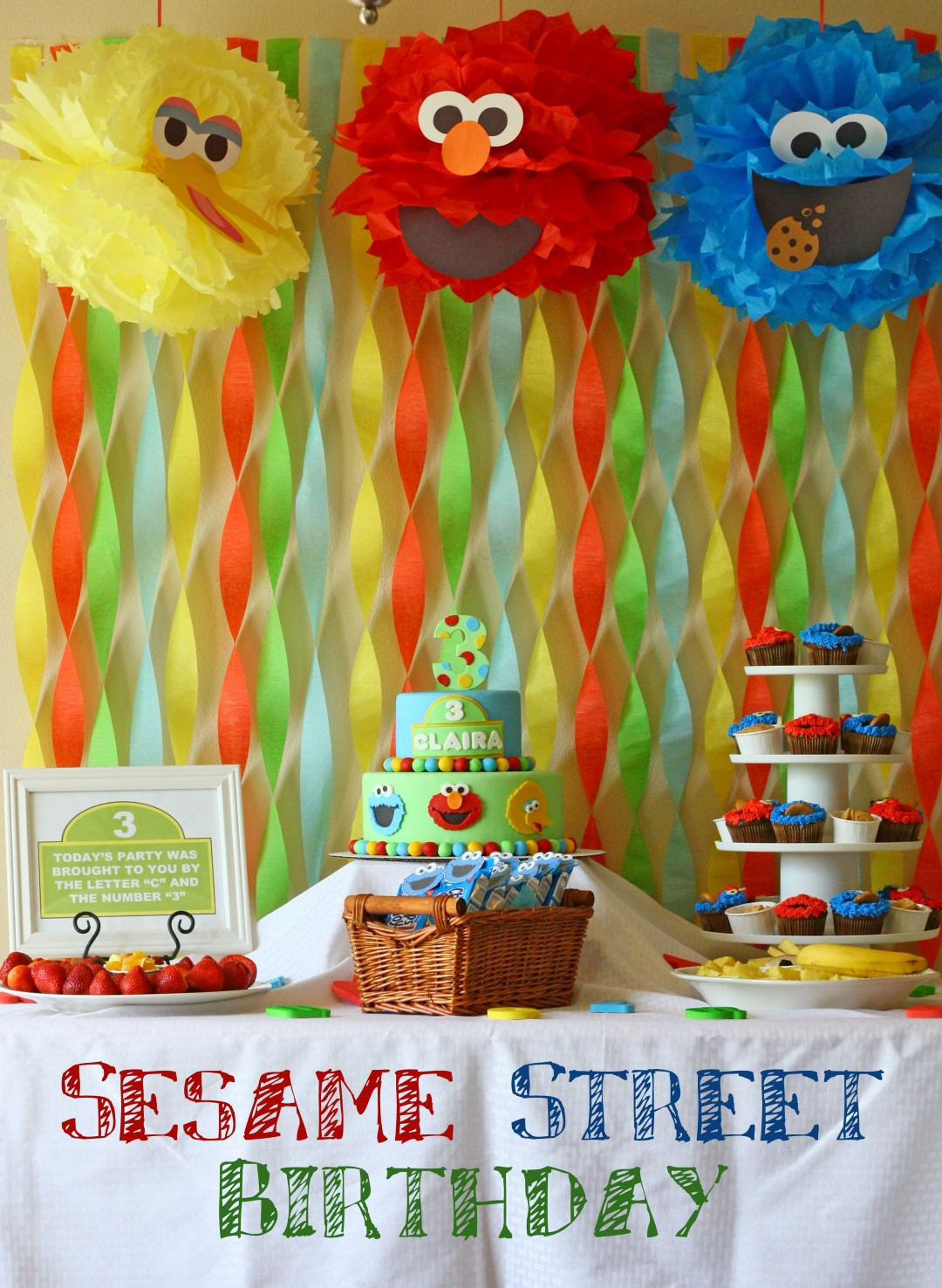 Sesame Street Birthday Party Ideas 2 Year Old
 Patty Cakes Bakery Sesame Street Birthday Party
