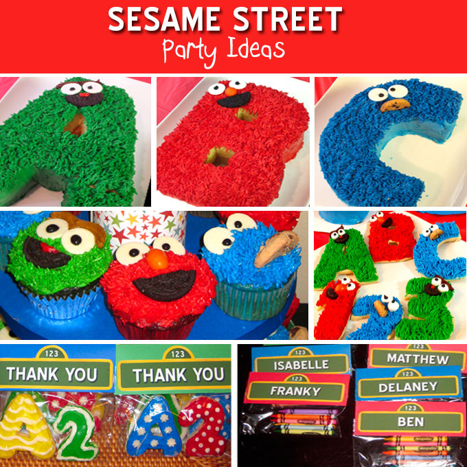 Sesame Street Birthday Party Ideas 2 Year Old
 Sesame Street Party Ideas Two Sisters