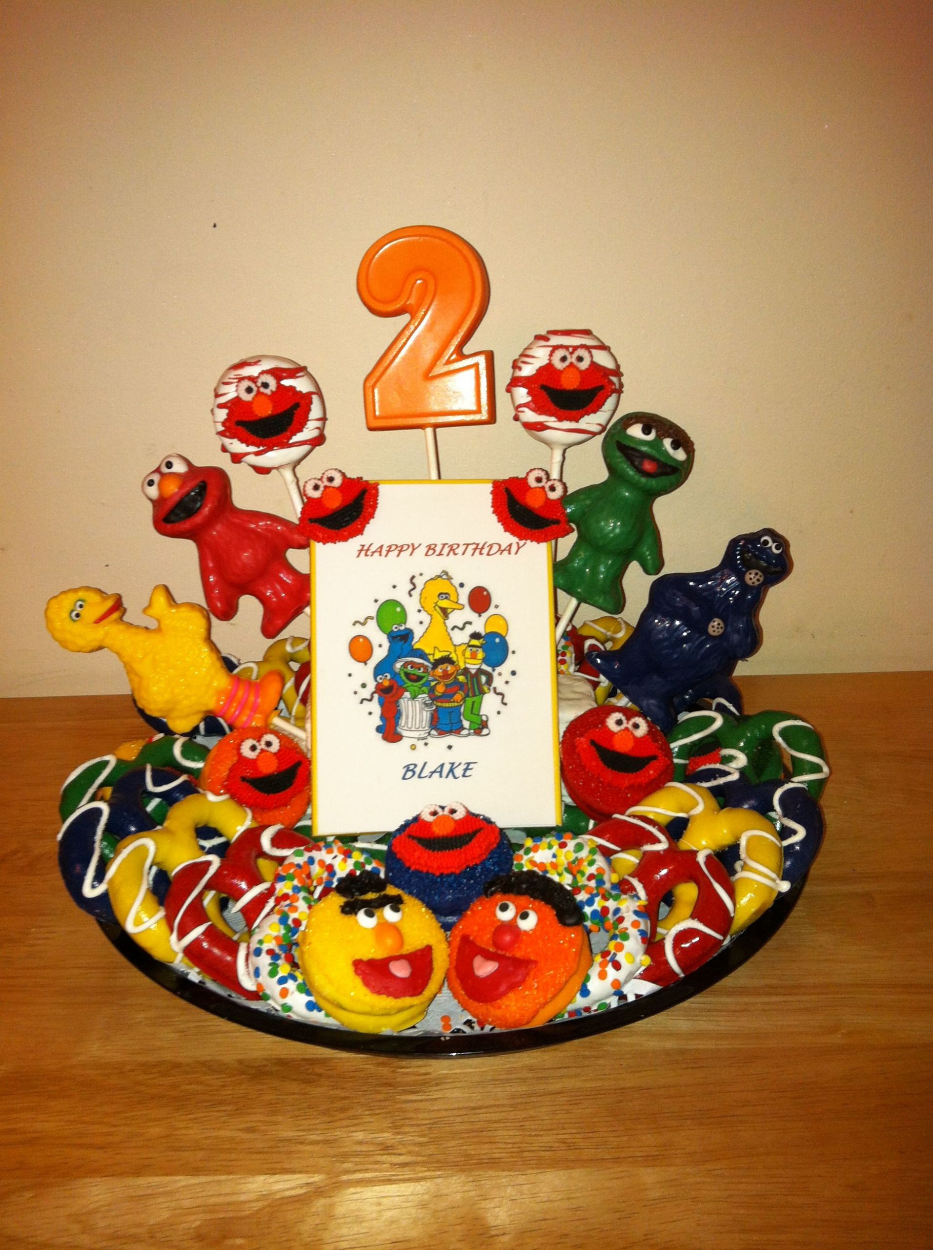 Sesame Street Birthday Party Ideas 2 Year Old
 Sesame Street birthday platter