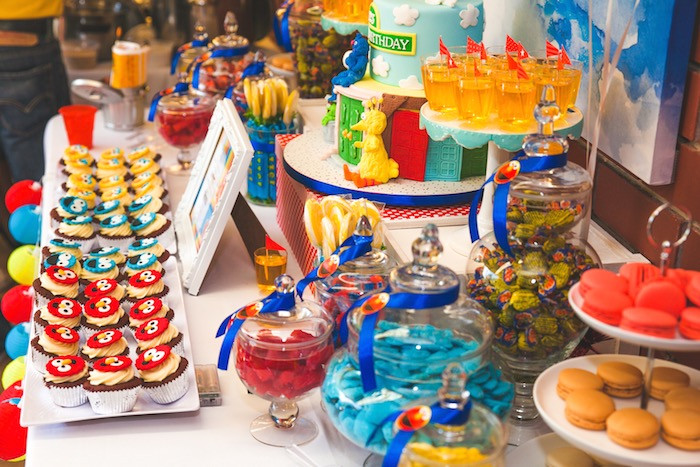 Sesame Street Birthday Party Supplies
 Kara s Party Ideas Sesame Street 1st Birthday Party
