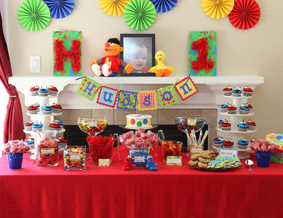 Sesame Street Birthday Party Supplies
 Sesame Street Birthday "Hudson s 1st Birthday"