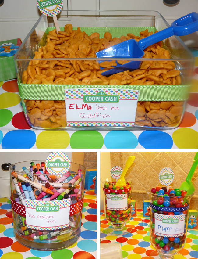 Sesame Street Party Food Ideas
 Sesame Street party Cooper Cash is 1